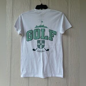 NWOT Cambridge U Golf Graphic Tee